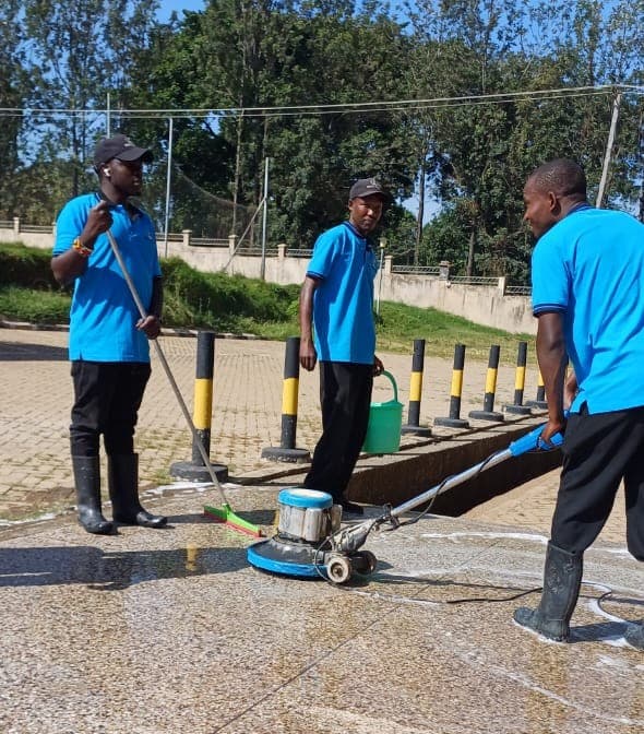 Contract cleaning services