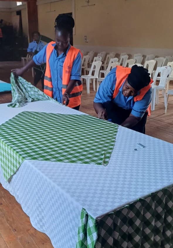 Contract cleaning services