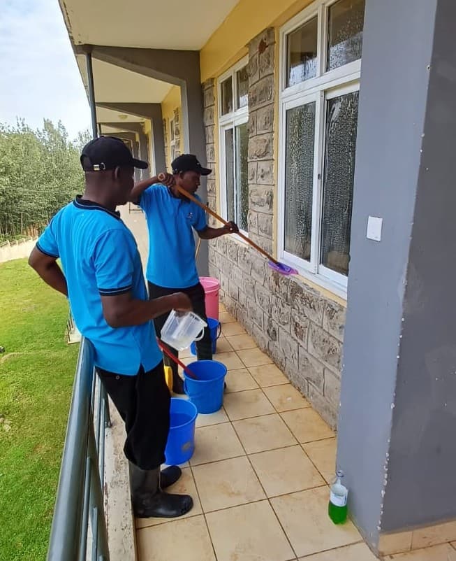 Contract cleaning services