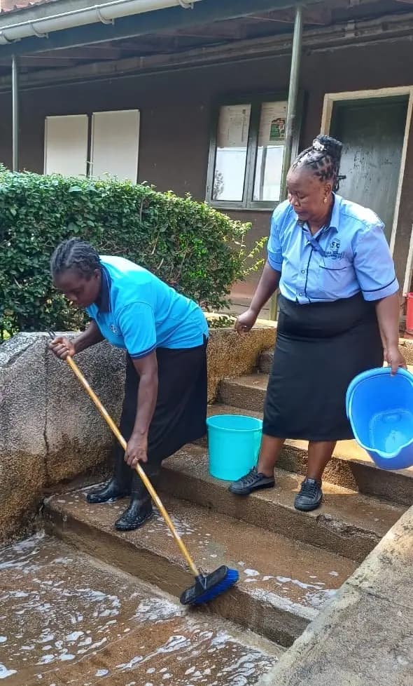 Contract cleaning services